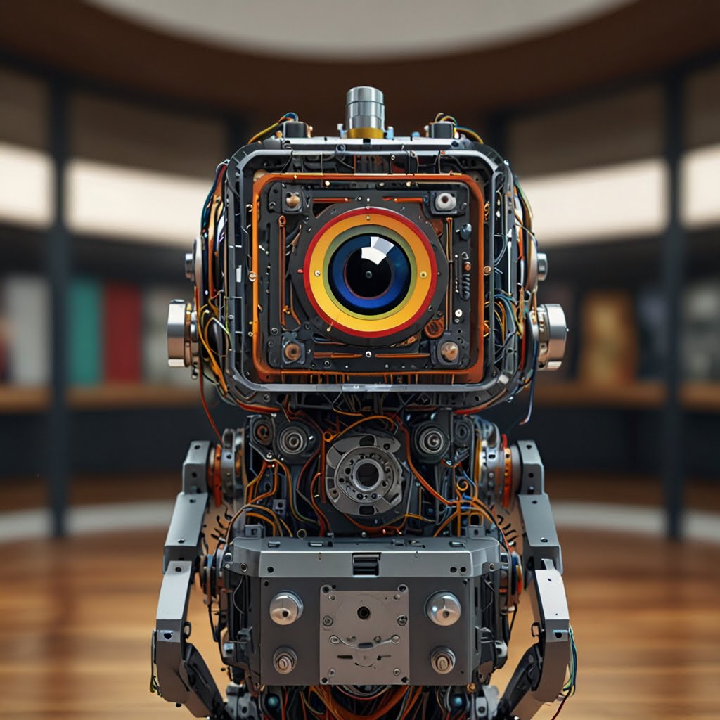 An Ai Camera head Robot